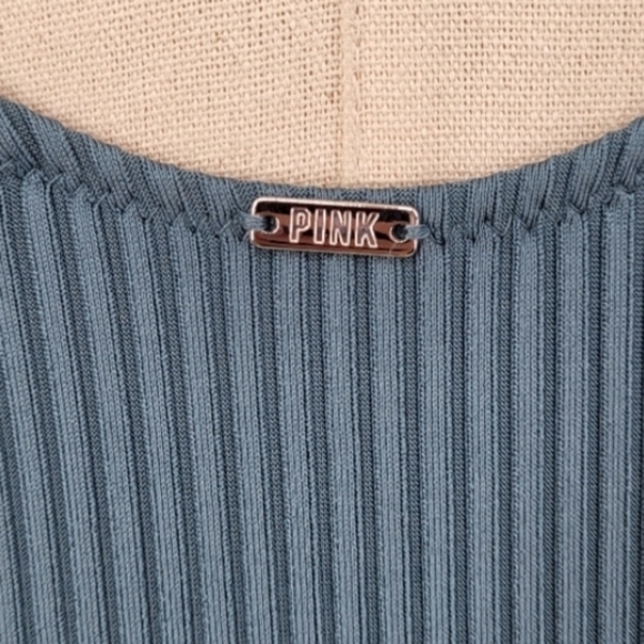 VS Pink Strappy Side Ribbed One Piece size small Swimwear - Picture 3 of 10